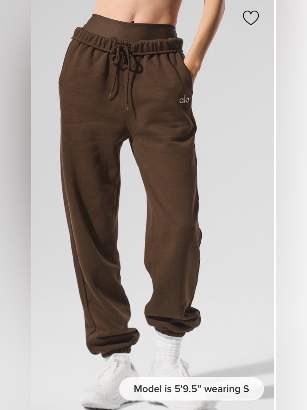ALO Yoga accolade  Brown jogger Sweatpants